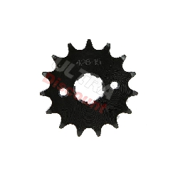 Pignon renforcé de 15 dents pour dirt (428 : Ø:20mm)