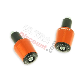 Embout de guidon Tuning orange (type7) pour Shineray 350cc