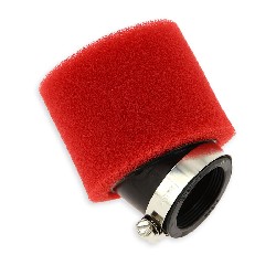 Filtre à air double Mousse Rouge 40mm, Pièces Pocket Bike