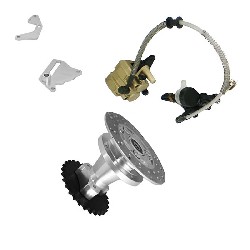 Kit Frein à Disque 155mm Arrière Tuning Monkey - Gorilla 50cc à 125cc