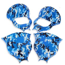 Coque hoverboard 10 pouces - Bleu armée