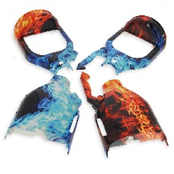 Coque hoverboard 6.5 pouces - Flamme