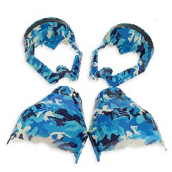 Coque hoverboard 8 pouces - Bleu armée