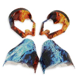 Coque hoverboard 8 pouces - Flamme