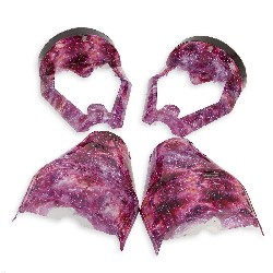 Coque hoverboard 8 pouces - Rose Galaxie