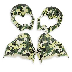 Coque hoverboard 8 pouces - vert armée