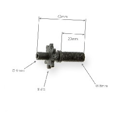 Pignon renforcé de 8 dents  petit pas ( type B )
