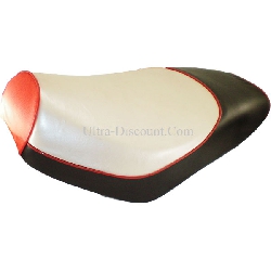 Selle Noire-Rouge pour scooter Chinois