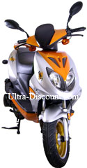 Scooter 4 temps 50cc Orange Bilder 1