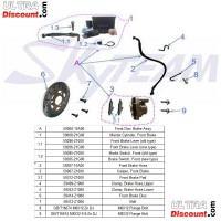 Plaquettes de frein avant pour Monkey Gorilla Skyteam Bilder 1 Plaquettes de frein avant pour Monkey Gorilla Skyteam Bilder 1