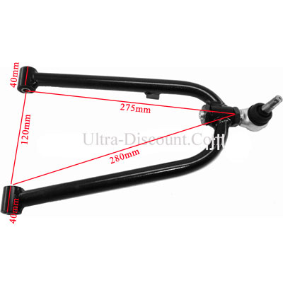 Bras de suspension supèrieur droit quad 200cc STIIE-B (280mm) Bilder 1