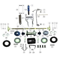 Moyeu de roue arrière pour Quad Shineray 200 cc STIIE - STIIE-B Bilder 1 Moyeu de roue arrière pour Quad Shineray 200 cc STIIE - STIIE-B Bilder 1